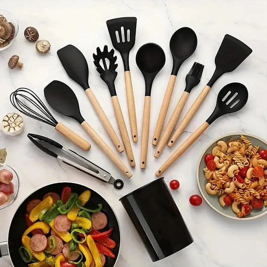 SET UTENSILIOS DE COCINA X 12 UND PREMIUM🤩